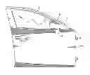 Fig. 01 - Attachment structure of door mirror