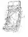 Fig. 08 - Front fascia or grill support structure and aerodynamic shutter assembly