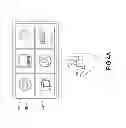 Fig. 07 - Touchable mobile remote control without display