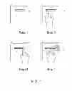Fig. 02 - METHOD FOR MAKING SECURE A CONTROL ON A VISUALIZATION DEVICE WITH A TACTILE SURFACE, AND ASSOCIATED SYSTEM