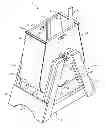 Fig. 01 - Manual cement mixer with multiple mixing troughs