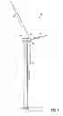 Fig. 02 - Wind turbine generator with localized air gap control and a wind turbine having such a generator