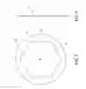 Fig. 03 - Metal disk stacked stator with circular rigid support rings