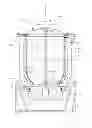 Fig. 01 - Device for stirring and cooking food
