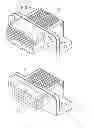 Fig. 04 - Right angle transition adapter with interchangeable gender components and method of use