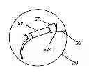 Fig. 01 - Transforaminal intersomatic cage for an intervertebral fusion graft and an instrument for implanting the cage