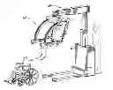 Fig. 01 - PATIENT LIFT AND POSITIONING SYSTEM, AND ADJUSTABLE COMPONENTS THEREOF