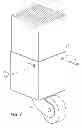 Fig. 08 - Leg cap and caster mounting hardware