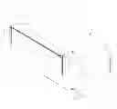 Fig. 01 - Retractable awning with lighting in an extended position
