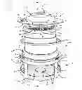 Fig. 01 - Insect trap having an air-actuated damper
