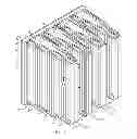 Fig. 04 - Reverse V-cell or minipleat filter with pleat pack mechanically sealed