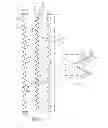 Fig. 05 - Reverse V-cell or minipleat filter with pleat pack mechanically sealed