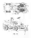Fig. 08 - Articulated riding lawn mower including distributed battery system