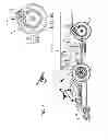 Fig. 11 - Articulated riding lawn mower including distributed battery system
