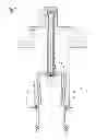 Fig. 03 - Gas turbine combustor including a premixing chamber having an inner diameter enlarging portion