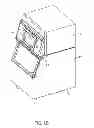 Fig. 03 - ICE STORAGE BIN WITH IMPROVED DOOR AND IMPROVED DOOR INCORPORATING HOOKS
