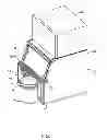 Fig. 12 - ICE STORAGE BIN WITH IMPROVED DOOR AND IMPROVED DOOR INCORPORATING HOOKS