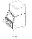 Fig. 17 - ICE STORAGE BIN WITH IMPROVED DOOR AND IMPROVED DOOR INCORPORATING HOOKS