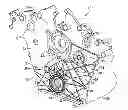 Fig. 01 - Engine front cover with rotational support insert