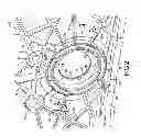 Fig. 03 - Engine front cover with rotational support insert