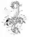 Fig. 01 - Aerial cable spacer apparatus with rollers and associated methods thereof