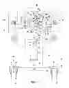 Fig. 02 - Steering control system for hydrostatically driven front vehicle ground wheels and steerable rear caster wheels