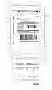 Fig. 01 - Linerless packing and shipping label system with folded under packing list