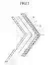 Fig. 12 - Thin film transistor array panel with overlapping floating electrodes and pixel electrodes