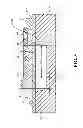 Fig. 06 - Acoustic resonator structure having an electrode with a cantilevered portion