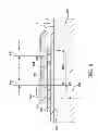 Fig. 12 - Acoustic resonator structure having an electrode with a cantilevered portion