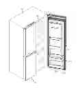 Fig. 01 - REFRIGERATOR INCLUDING MULTIPLE STORAGE COMPARTMENTS