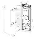 Fig. 01 - REFRIGERATOR INCLUDING MULTIPLE STORAGE COMPARTMENTS