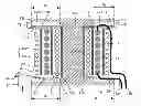 Fig. 01 - MAGNETIC CORE AND BOBBIN AND TRANSFORMER USING THE SAME