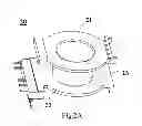 Fig. 04 - MAGNETIC CORE AND BOBBIN AND TRANSFORMER USING THE SAME