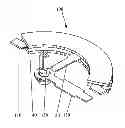 Fig. 01 - Phase array antenna having a movable phase shifting element and a dielectric element for changing the relative dielectric constant