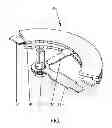 Fig. 02 - Phase array antenna having a movable phase shifting element and a dielectric element for changing the relative dielectric constant