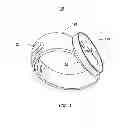 Fig. 02 - User gesture input to wearable electronic device involving outward-facing sensor of device