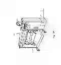 Fig. 02 - Reproduction apparatus for printing on receiving material in a single pass print strategy