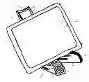 Fig. 01 - Support stand and wireless speaker system for tablet computing device