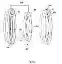Fig. 14 - Magnetic lens filters and adapter assemblies for a camera