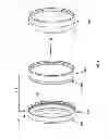 Fig. 17 - Magnetic lens filters and adapter assemblies for a camera