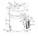 Fig. 01 - Scroll compressor with oil-cooled motor