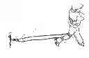 Fig. 01 - Resistance device for improving swing and stabilizing leg position
