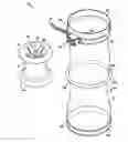 Fig. 01 - Surgical access assembly with sleeve and adjustable fastener