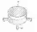 Fig. 01 - Port septum with integral valve
