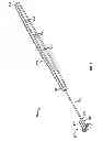 Fig. 07 - Adjustable prosthetic anatomical device holder and handle for the implantation of an annuloplasty ring