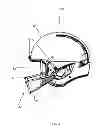 Fig. 03 - Accessory with integrated impact detection device for a head-worn member
