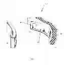 Fig. 08 - Accessory with integrated impact detection device for a head-worn member