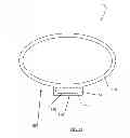 Fig. 12 - Accessory with integrated impact detection device for a head-worn member