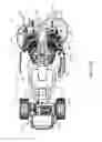 Fig. 03 - Riding lawn mower including battery powered cutting system